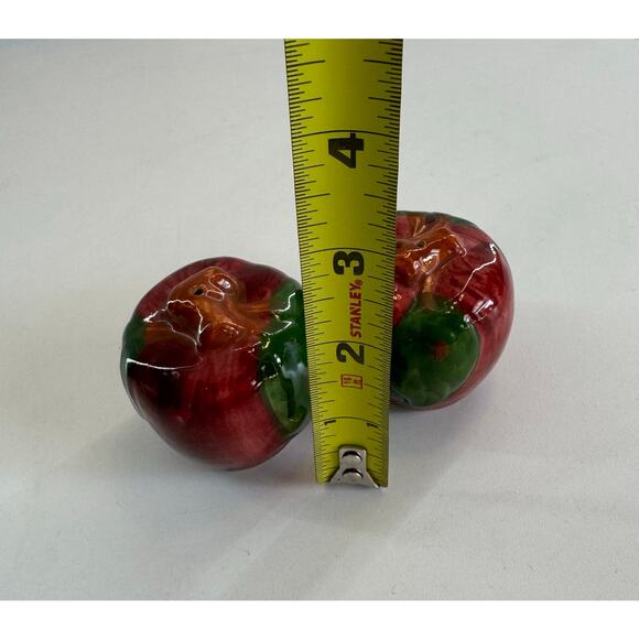 Franciscan Ware Red Apple VTG Ceramic Salt & Pepper Shaker Set - Picture 6 of 6